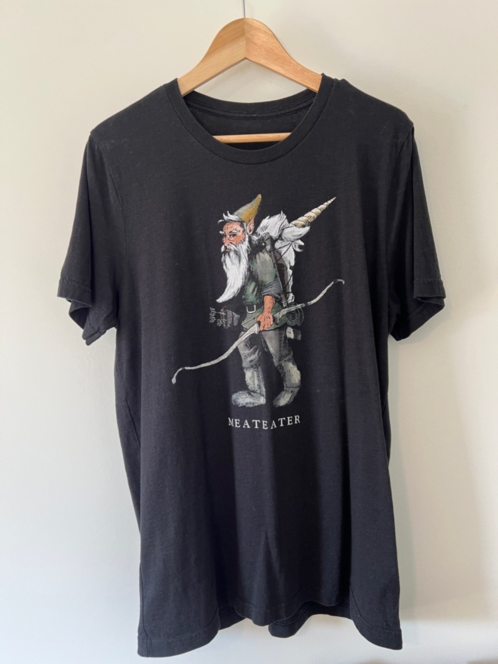 Men's Black Meateater Graphic Tee with Gnome Archer